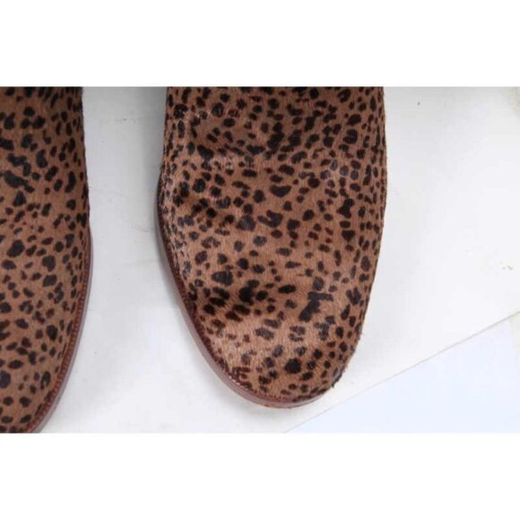 MADEWELL The Laura Chelsea Boot in Spotted Calf Hair bootie ankle boots sz 6 - Picture 3 of 9
